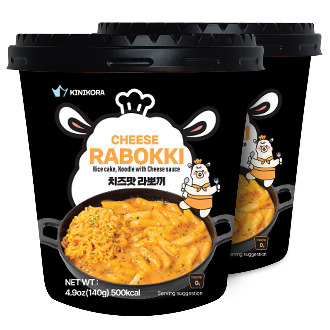 Cheese Raboki Box Cheese Rabokki Cup 2 Pack 🧀 – Kinikora US