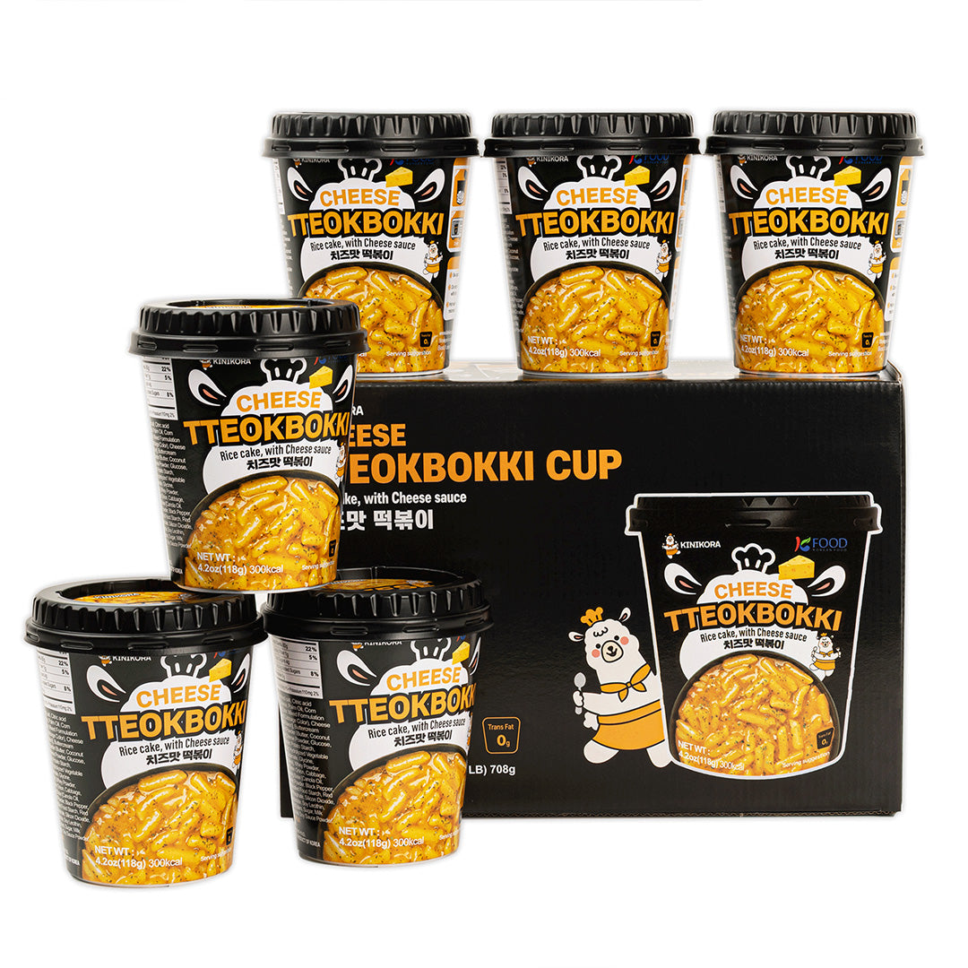Kinikora - Cheese Tteokbokki - Cheese Tteokbokki Cup 6EA