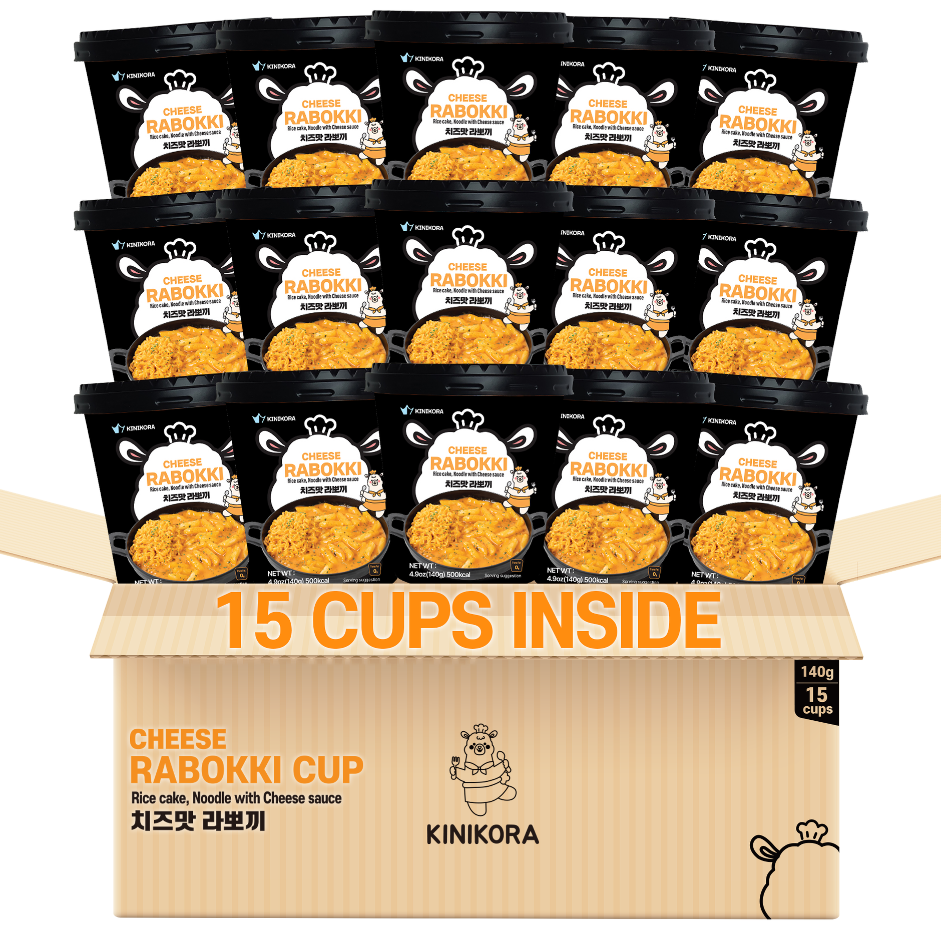Original Spicy Rabokki 15 Pack 🌶️🌶️ – Kinikora US